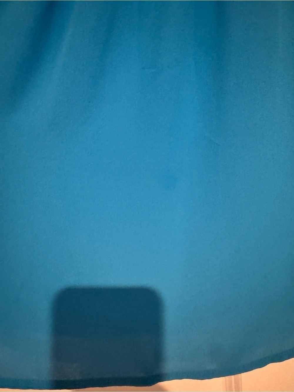 LOFT Ruffled Blouse in Blue Small - Picture 5 of 5